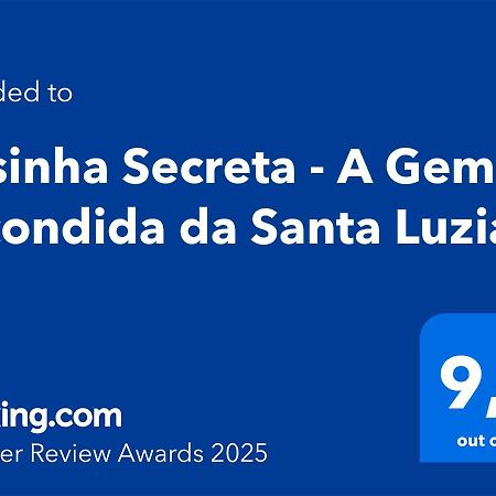 Apartmán Casinha Secreta - A Gema Escondida Da Santa Luzia Santa Luzia  Exteriér fotografie